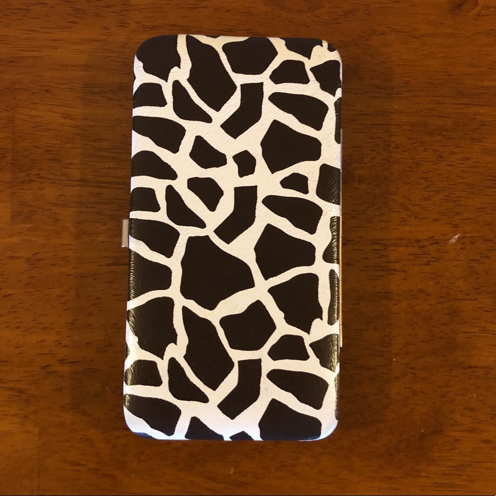 Giraffe print wallet